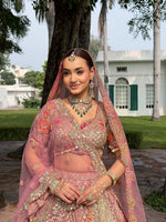 The Blossom Bloom Heritage Bridal Lehenga