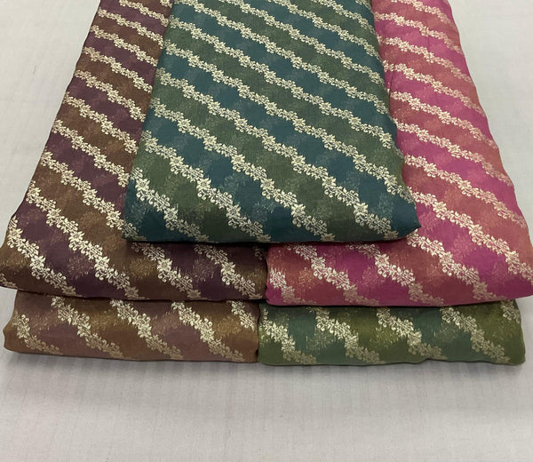 Base Zari Tissue Organza Jacquard  Width 44”