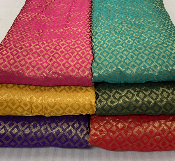 Base Zari Tissue Jacquard Width 44”