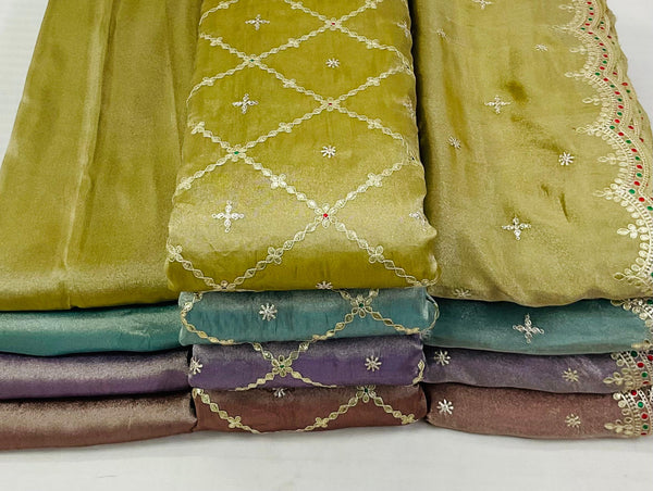 Base Zari Tissue Foiled Thread  Width 44