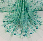 Base Imported Net Sequence Embroidery Width 60”