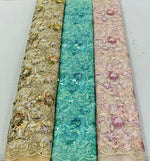 Base Imported Net Sequence Embroidery Width 60”