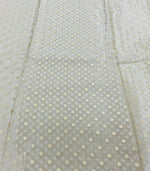 Base Zari Tissue Self with Jacquard Dyble Width 44”