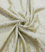 Base Zari Tissue Self with Jacquard Dyble Width 44”