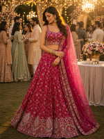 Base Satin Meena Jacquard Stone Handwork Width 48”