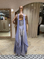 Lavender Pearl &amp; Zardozi Sharara Set