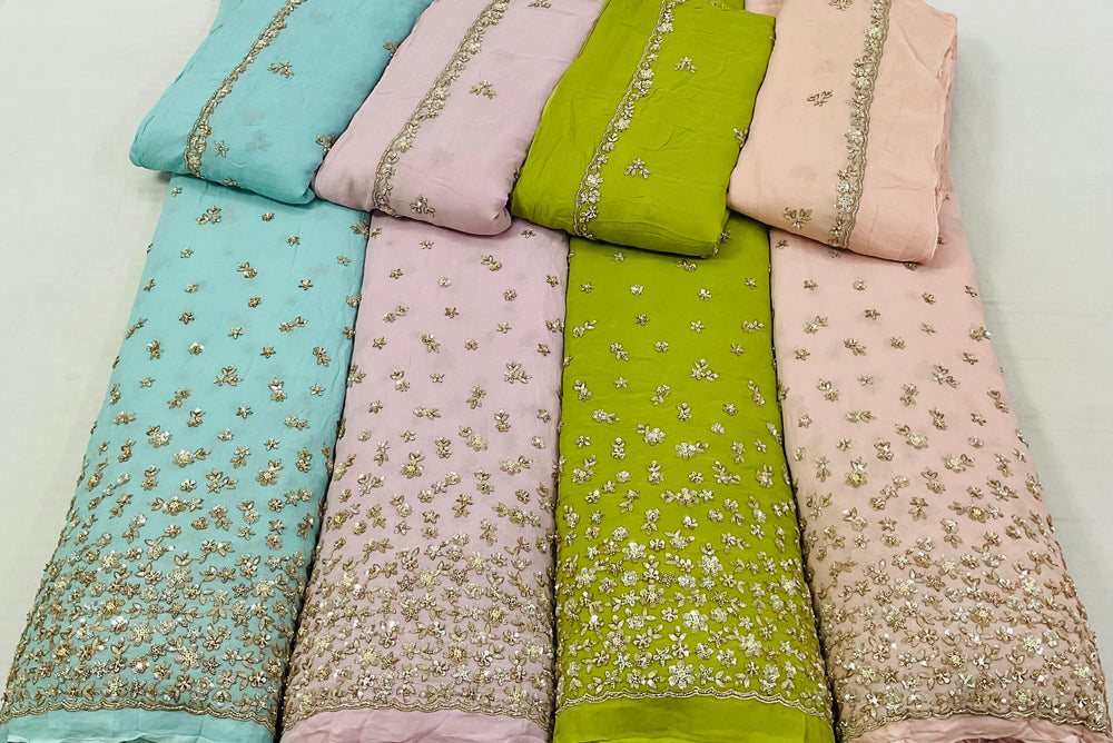 Base Viscose Georgette’s Handwork Width 54”